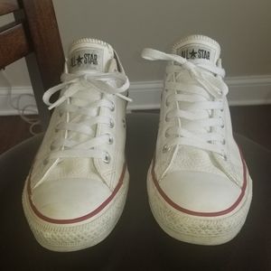 Leather low top Converse Allstars